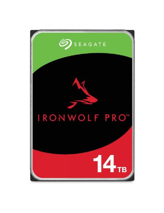 Seagate IronWolf Pro ST14000NT001 hard disk-uri interne 3.5" 14000 Giga Bites Seagate - 1