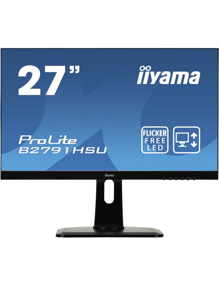 iiyama ProLite B2791HSU-B1 LED display 68,6 cm (27") 1920 x 1080 Pixel Full HD Negru