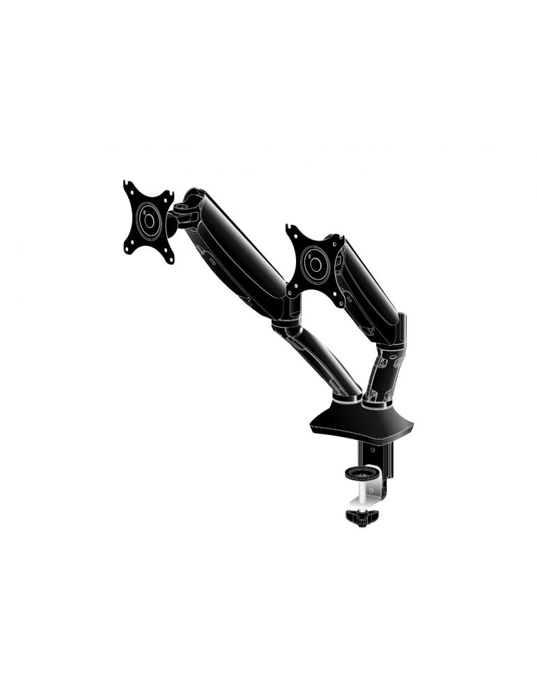 iiyama DS3002C-B1 sistem montare monitor/stand 68,6 cm (27") Negru