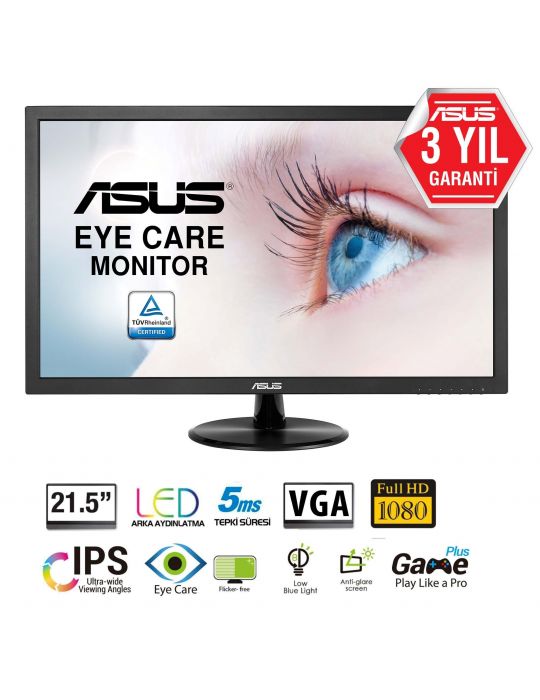 ASUS VP228DE 54,6 cm (21.5") 1920 x 1080 Pixel Full HD LCD Negru Asus - 2