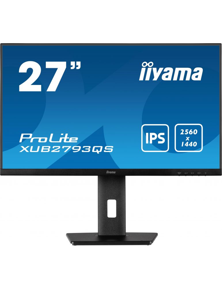 iiyama ProLite XUB2793QS-B1 monitoare LCD 68,6 cm (27") 2560 x 1440 Pixel Wide Quad HD LED Negru