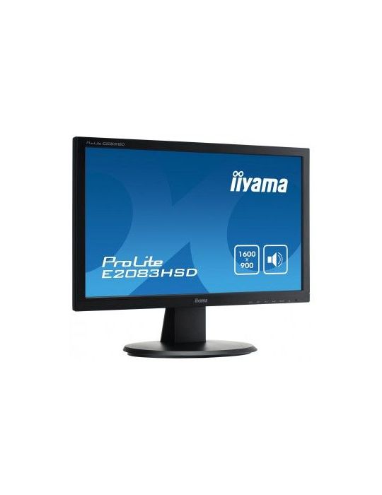 iiyama ProLite E2083HSD-B1 LED display 49,5 cm (19.5") 1600 x 900 Pixel HD+ Negru Iiyama - 4