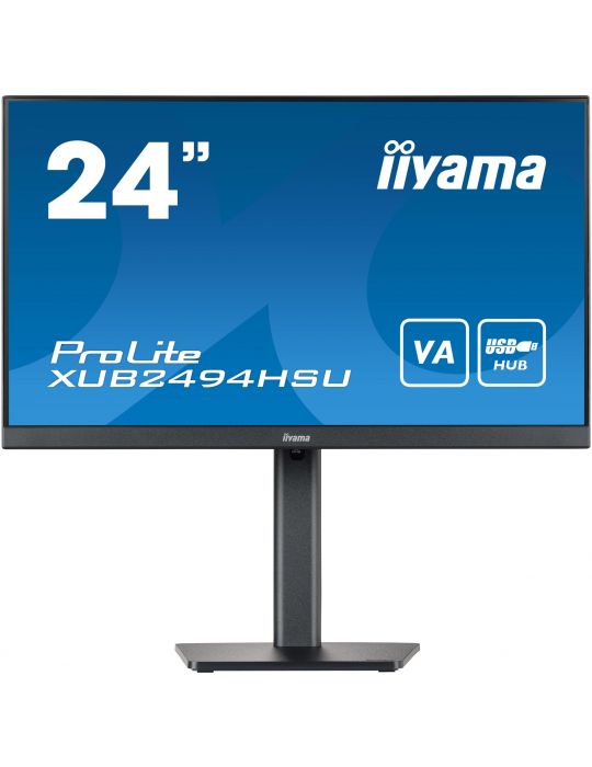 iiyama ProLite XUB2494HSU-B2 monitoare LCD 60,5 cm (23.8") 1920 x 1080 Pixel Full HD LED Negru Iiyama - 1