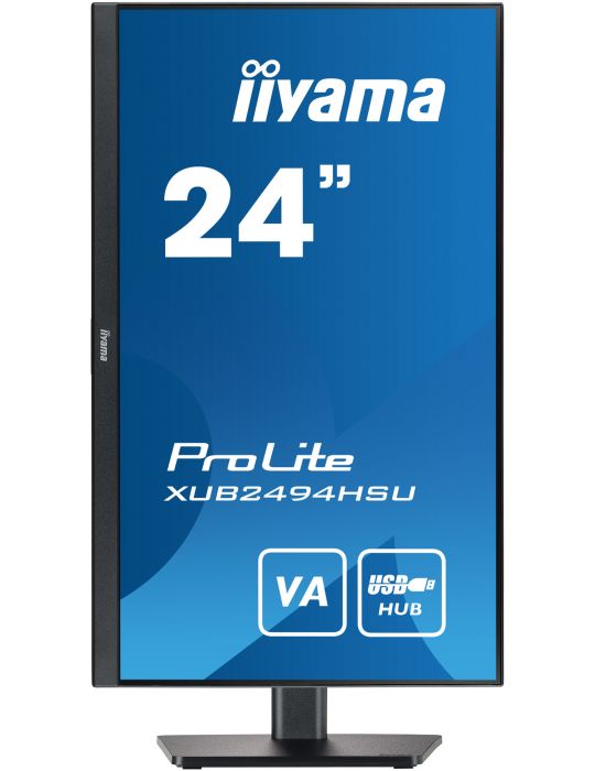 iiyama ProLite XUB2494HSU-B2 monitoare LCD 60,5 cm (23.8") 1920 x 1080 Pixel Full HD LED Negru Iiyama - 2