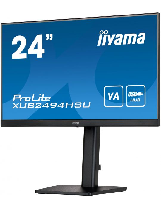iiyama ProLite XUB2494HSU-B2 monitoare LCD 60,5 cm (23.8") 1920 x 1080 Pixel Full HD LED Negru Iiyama - 4