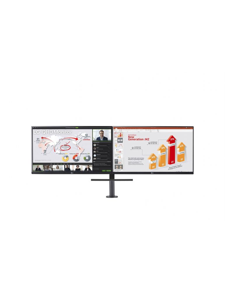 LG 27QP88D-B.AEU monitoare LCD 68,6 cm (27") 2560 x 1440 Pixel Negru