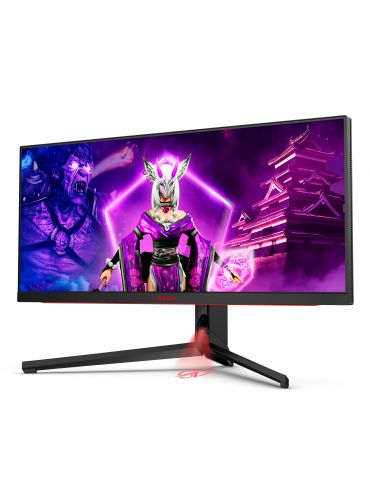 AOC AGON PRO AG344UXM monitoare LCD 86,4 cm (34") 3440 x 1440 Pixel UltraWide Quad HD LED Negru, Roşu Aoc - 7