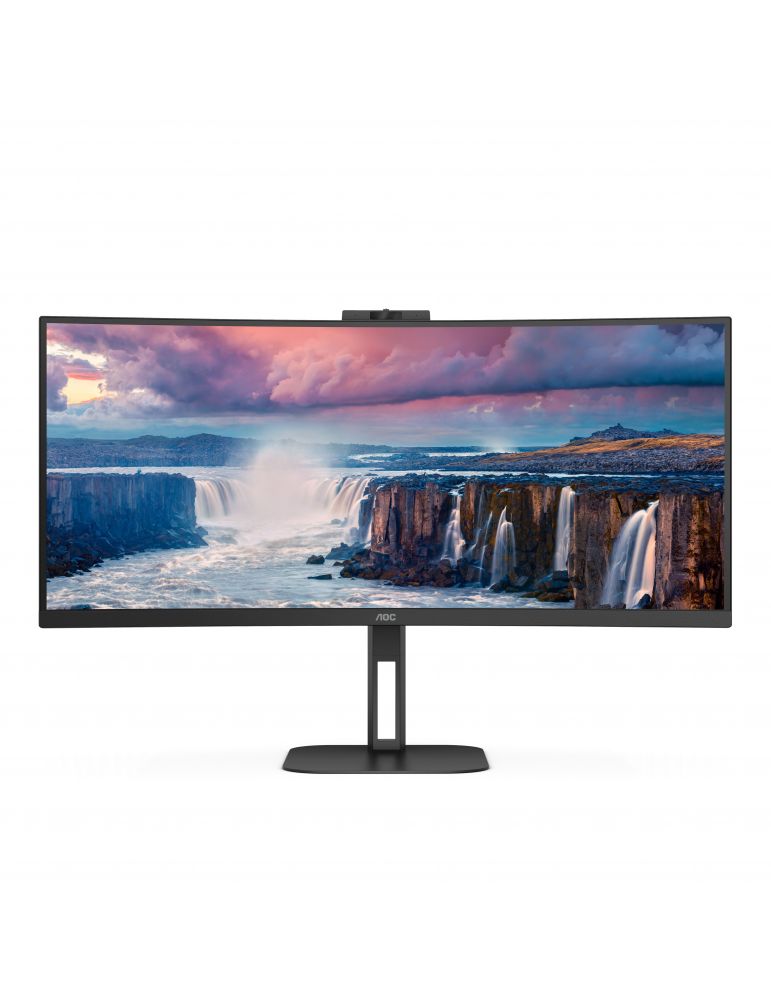 AOC V5 CU34V5CW 86,4 cm (34") 3440 x 1440 Pixel Wide Quad HD LED Negru