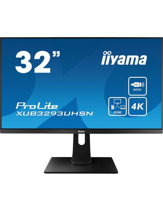 iiyama ProLite XUB3293UHSN-B1 monitoare LCD 80 cm (31.5") 3840 x 2160 Pixel 4K Ultra HD LED Gri Iiyama - 1