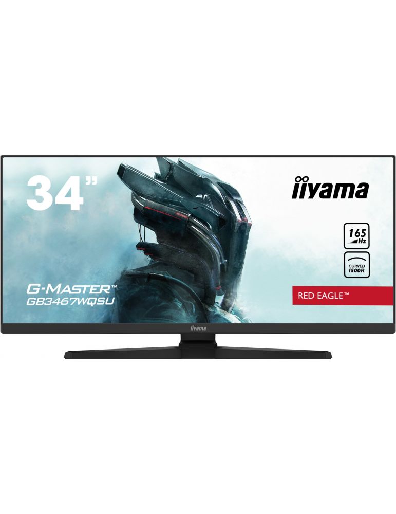 iiyama G-MASTER GB3467WQSU-B1 monitoare LCD 86,4 cm (34") 3440 x 1440 Pixel UltraWide Quad HD LED Negru