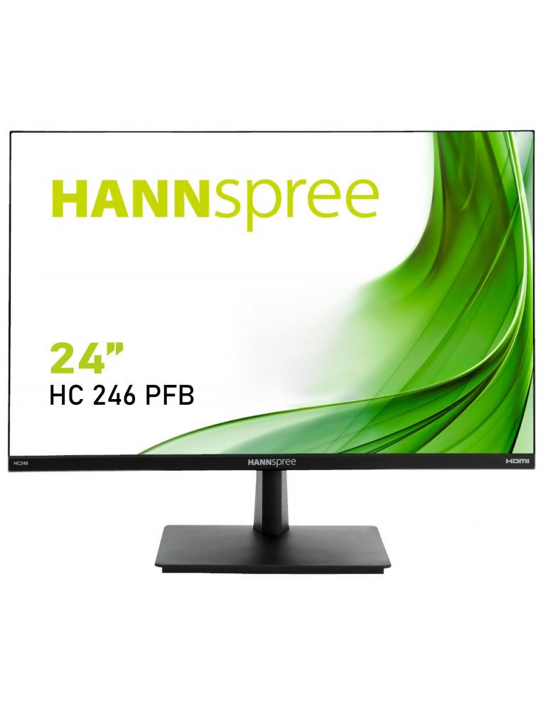 Monitor LED Hannspree HC246PFB, 24inch, WUXGA, 60Hz, 5ms, negru