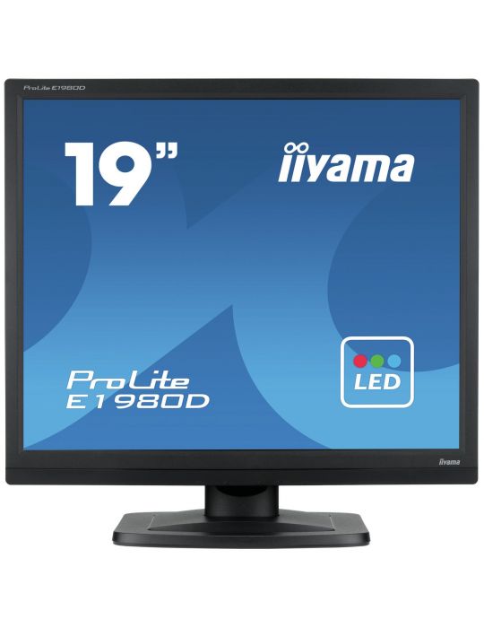 iiyama ProLite E1980D-B1 LED display 48,3 cm (19") 1280 x 1024 Pixel XGA Negru Iiyama - 1
