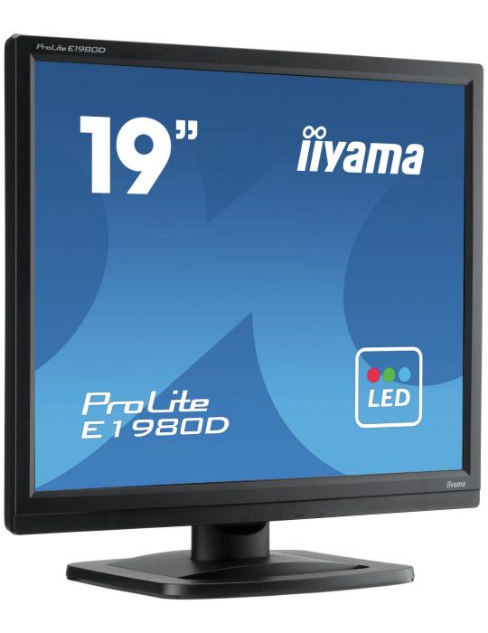 iiyama ProLite E1980D-B1 LED display 48,3 cm (19") 1280 x 1024 Pixel XGA Negru Iiyama - 2