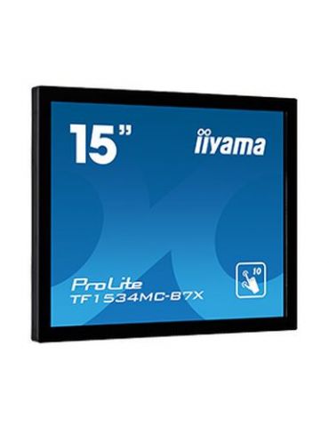 iiyama ProLite TF1534MC-B7X monitoare LCD 38,1 cm (15") 1024 x 768 Pixel XGA LED Ecran tactil Multi-gestual Negru Iiyama - 1 - Tik.ro