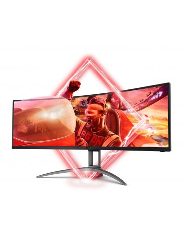 AOC AGON 3 AG493UCX monitoare LCD 124,5 cm (49") 5120 x 1440 Pixel LED Negru Aoc - 2