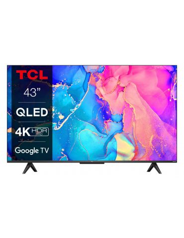 TCL C635 109,2 cm (43") 4K Ultra HD Smart TV Wi-Fi Negru Tcl - 1 - Tik.ro