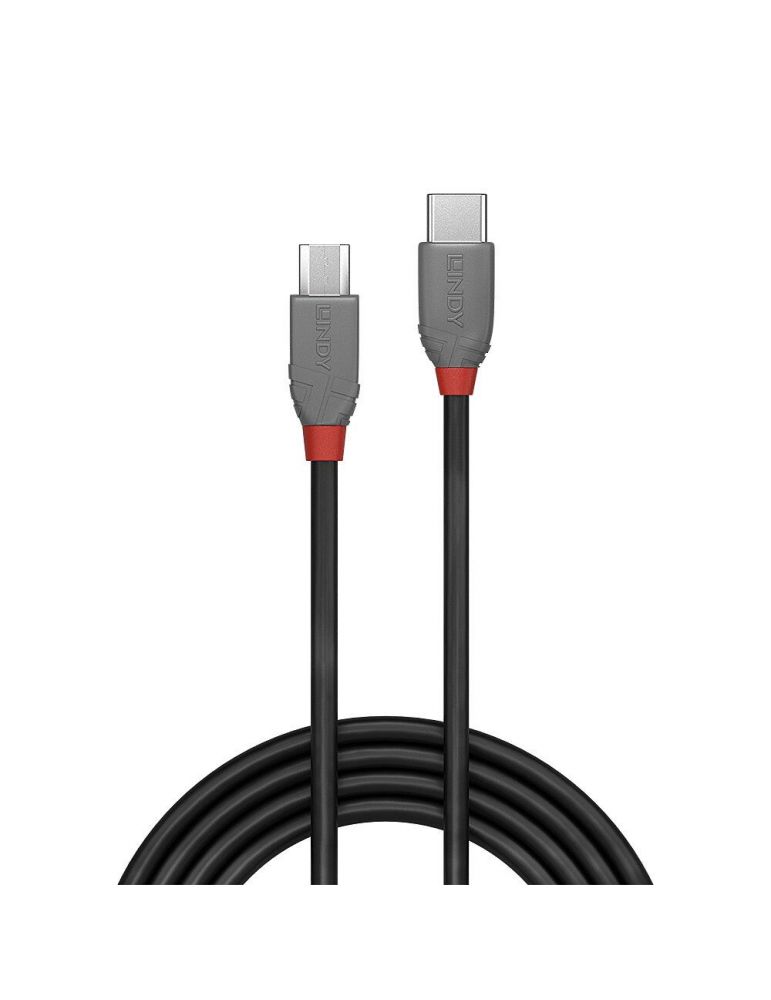 Lindy 36893 cabluri USB 3 m USB 2.0 USB C Micro-USB B Negru
