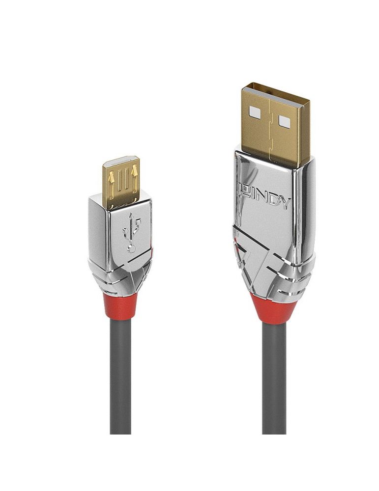 Lindy 36653 cabluri USB 3 m USB 2.0 USB A Micro-USB B Gri