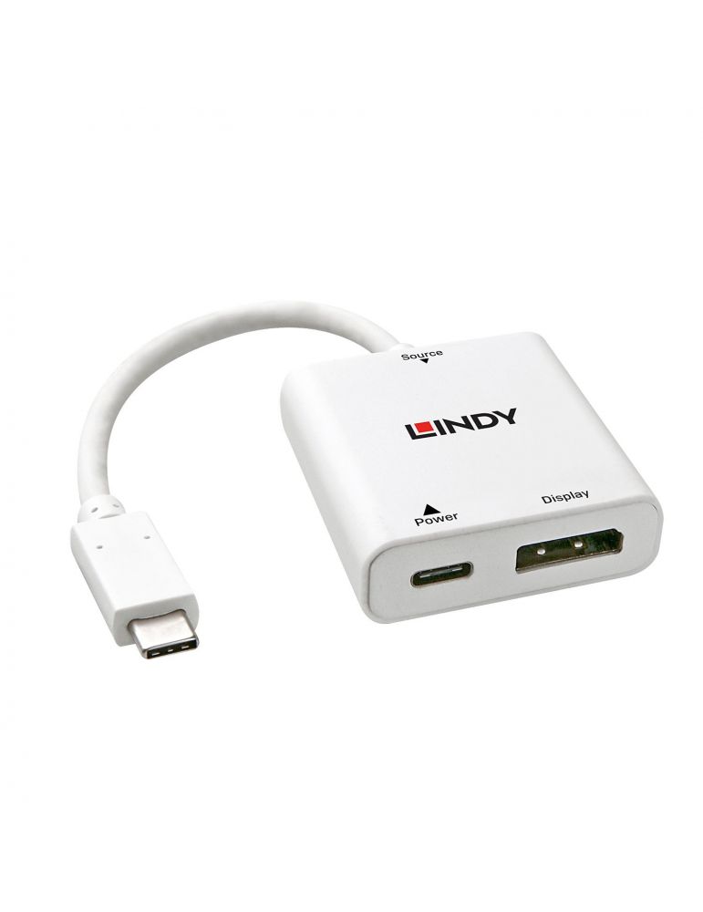 Lindy 43237 adaptor grafic USB 3840 x 2160 Pixel Alb