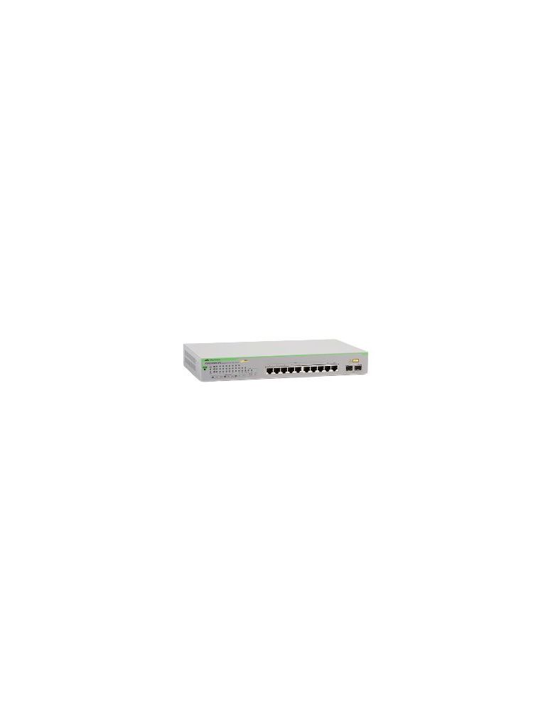 Allied Telesis GS950/10PS Gestionate Gigabit Ethernet (10/100/1000) Power over Ethernet (PoE) Suport Verde, Gri