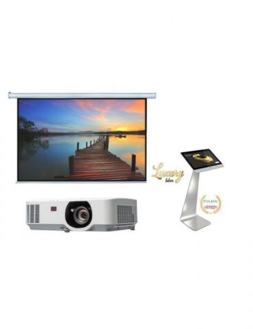 Pachet sala conferinta cu videoproiector nec p554u ecran proiectie blackmount 16:10 si luxury totem yashi dy-22500 Nec - 1 - Tik.ro