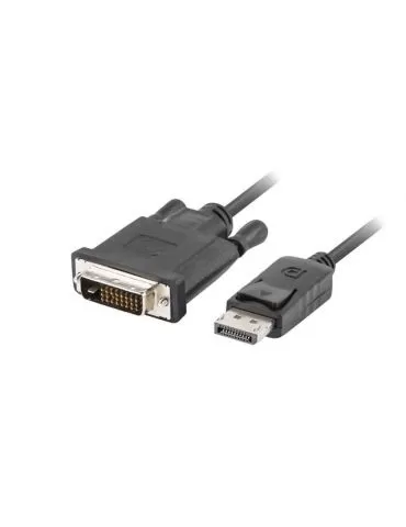 Cablu displayport la dvi-d 1m lanberg ca-dpdv-10cu-0010-bk Lanberg - 1 - Tik.ro