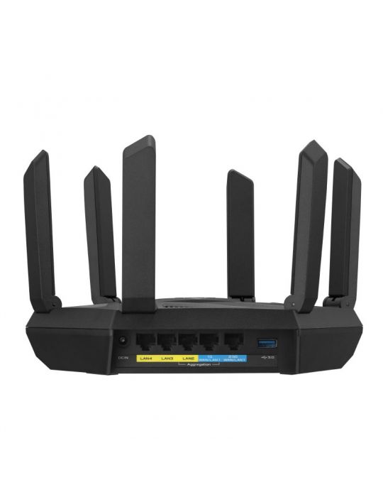ASUS RT-AXE7800 router wireless Tri-band (2.4 GHz / 5 GHz / 6 GHz) Negru Asus - 2