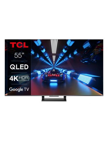 TCL 55C735 televizor 139,7 cm (55") 4K Ultra HD Smart TV Wi-Fi Negru Tcl - 1 - Tik.ro