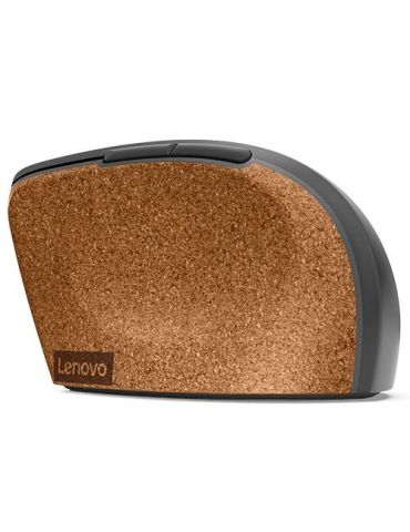 Lenovo Go Wireless Vertical mouse-uri Mâna dreaptă RF Wireless + USB Type-A Optice 2400 DPI Lenovo - 2