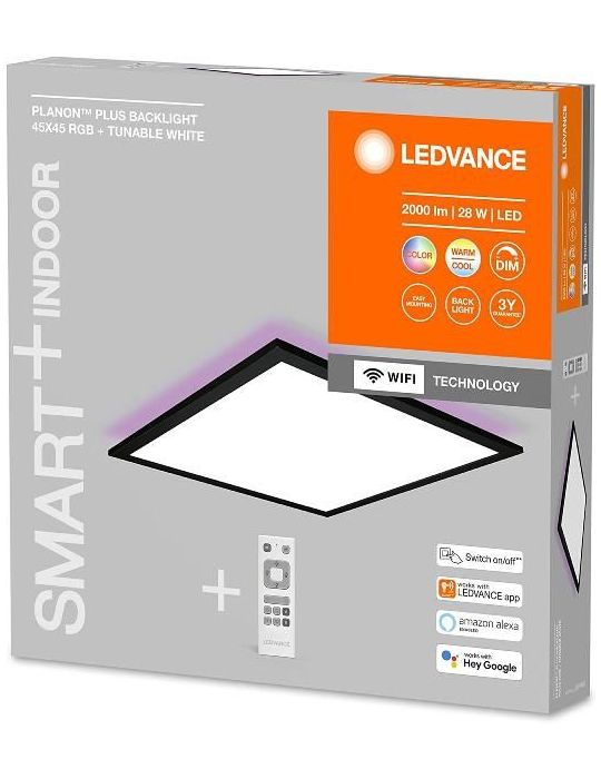 Panou inteligent led rgb ledvance smart+ wifi planon+ backlight cu Osram - 1