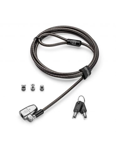 Kensington ClickSafe 2.0 Universal Keyed Laptop Lock cabluri cu sistem de blocare Negru 1,8 m Kensington - 1 - Tik.ro