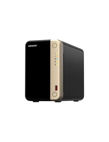 QNAP TS-264 NAS Tower Ethernet LAN Negru, De aur N5095 Qnap - 1 - Tik.ro