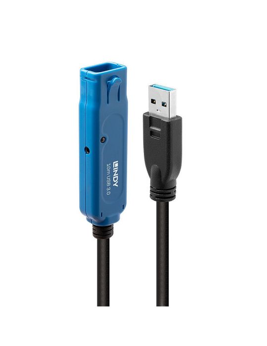 Lindy 43157 cabluri USB 10 m USB 3.2 Gen 1 (3.1 Gen 1) USB A Negru Lindy - 1