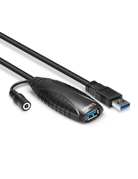 Lindy 43156 cabluri USB 10 m USB 3.2 Gen 1 (3.1 Gen 1) USB A Negru Lindy - 3