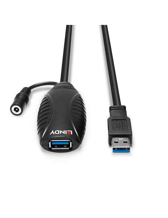 Lindy 43156 cabluri USB 10 m USB 3.2 Gen 1 (3.1 Gen 1) USB A Negru Lindy - 4