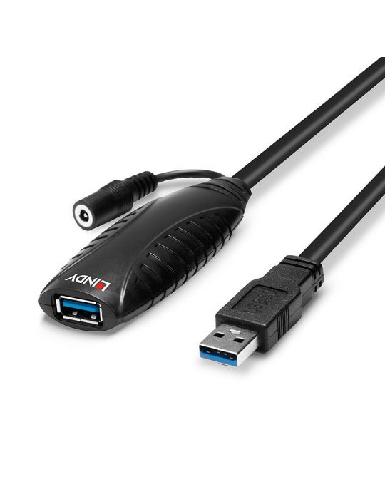 Lindy 43156 cabluri USB 10 m USB 3.2 Gen 1 (3.1 Gen 1) USB A Negru Lindy - 5