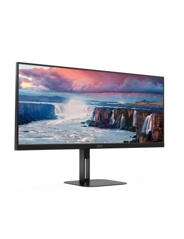 AOC V5 U34V5C/BK monitoare LCD 86,4 cm (34") 3440 x 1440 Pixel UltraWide Quad HD Negru Aoc - 4