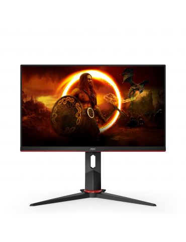 AOC 24G2SU/BK monitoare LCD 60,5 cm (23.8") 1920 x 1080 Pixel Full HD Negru, Roşu Aoc - 2