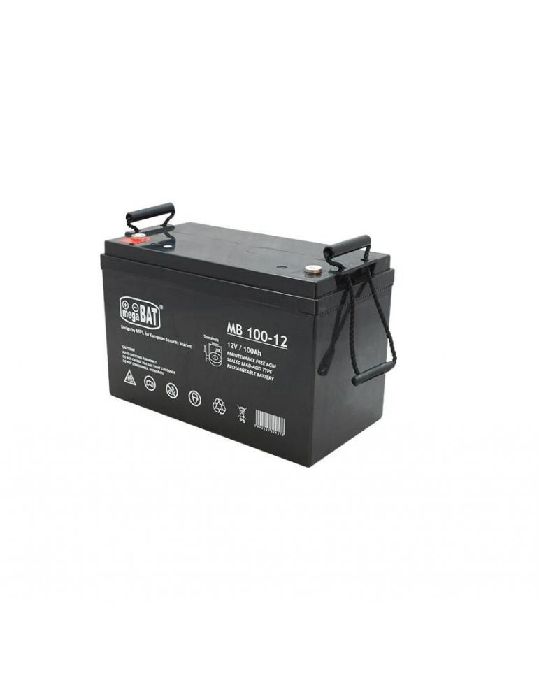 Acumulator vrla agm fara intretinere megabat mb100-12 capacitate:100ah voltaj: 12v