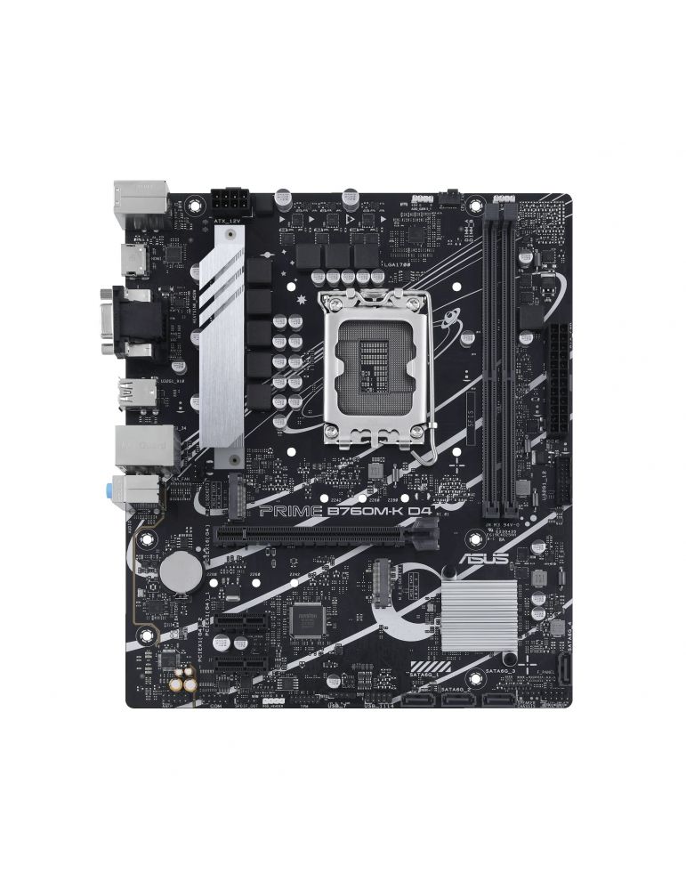 Placa de baza Asus PRIME B760M-K D4, Intel B760, Socket 1700, mATX