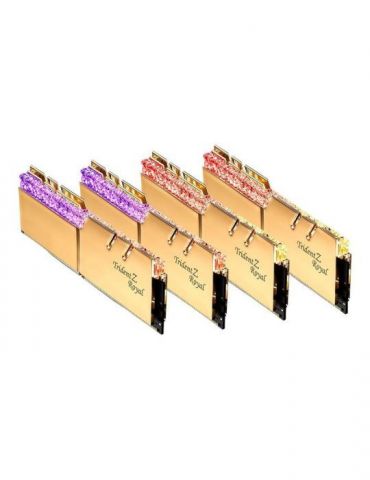 G.Skill Trident Z Royal Series - DDR4 - kit - 128 GB: 4 x 32 GB - DIMM 288-pin - 3600 MHz / PC4-28800 - unbuffered G.skill - 1 - Tik.ro