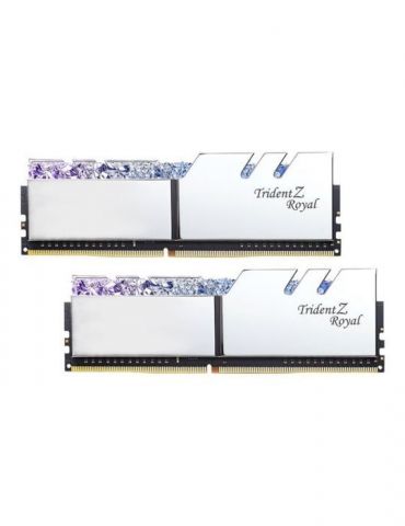 G.Skill Trident Z Royal Series - DDR4 - kit - 128 GB: 8 x 16 GB - DIMM 288-pin - 3200 MHz / PC4-25600 - unbuffered G.skill - 1