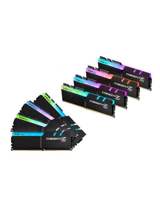 G.Skill TridentZ RGB Series - DDR4 - kit - 64 GB: 8 x 8 GB - DIMM 288-pin - 3600 MHz / PC4-28800 - unbuffered G.skill - 1