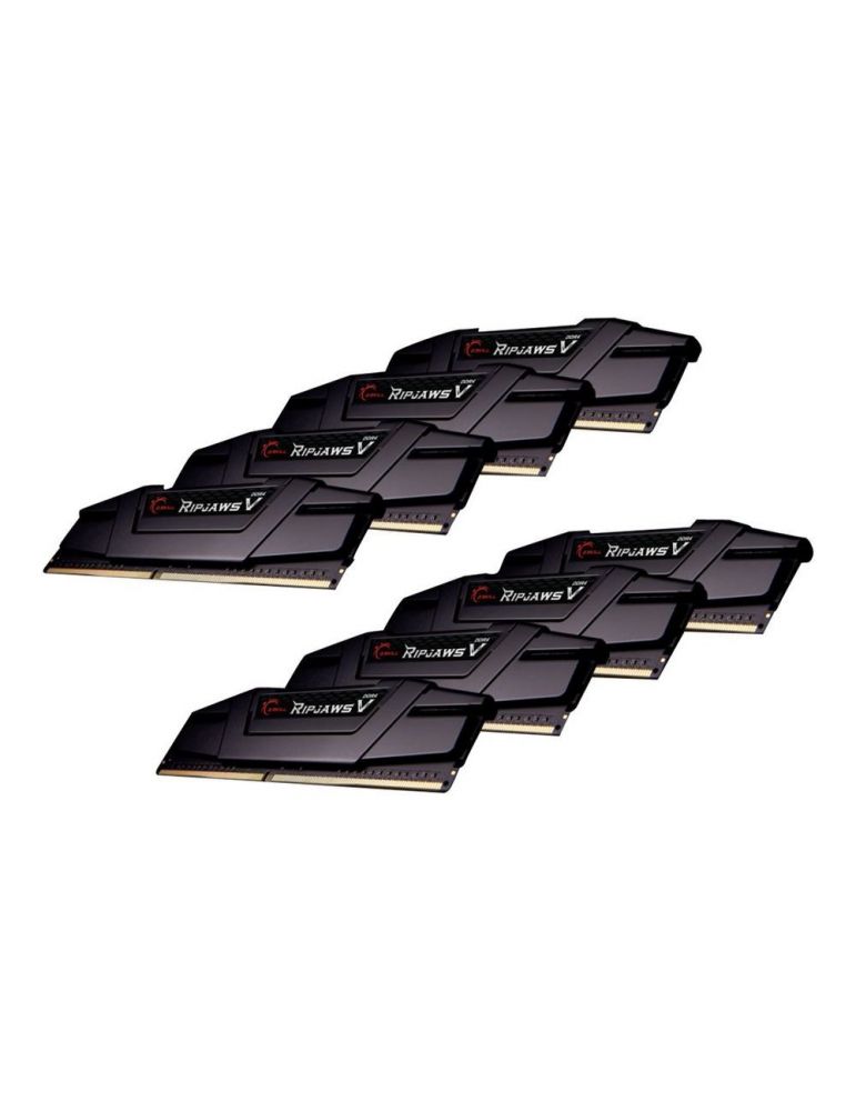 G.Skill Ripjaws V - DDR4 - kit - 128 GB: 8 x 16 GB - DIMM 288-pin - 3600 MHz / PC4-28800 - unbuffered