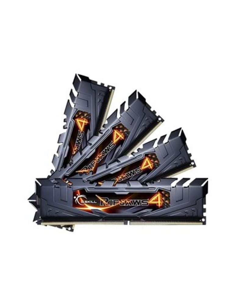 G.Skill Ripjaws 4 Series - DDR4 - kit - 16 GB: 4 x 4 GB - DIMM 288-pin - 2400 MHz / PC4-19200 - unbuffered
