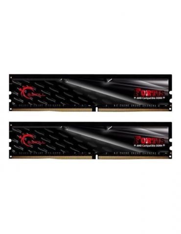 G.Skill Fortis Series - DDR4 - kit - 16 GB: 2 x 8 GB - DIMM 288-pin - 2400 MHz / PC4-19200 - unbuffered G.skill - 1 - Tik.ro