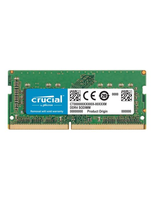 Crucial - DDR4 - module - 32 GB - SO-DIMM 260-pin - 2666 MHz / PC4-21300 - unbuffered Crucial - 1