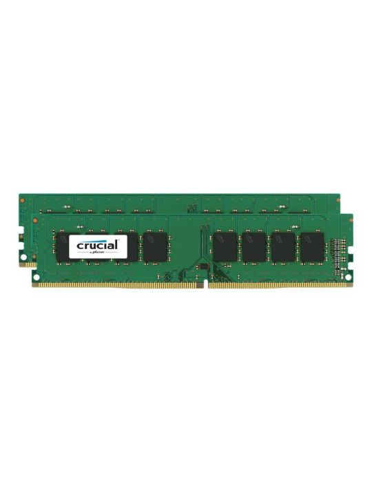 Crucial - DDR4 - kit - 32 GB: 2 x 16 GB - DIMM 288-pin - unbuffered Crucial - 1