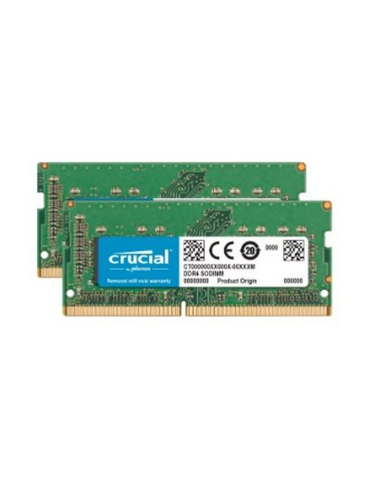 Crucial RAM - 16 GB (2 x 8 GB Kit) - DDR4 2400 UDIMM CL17 Crucial - 1