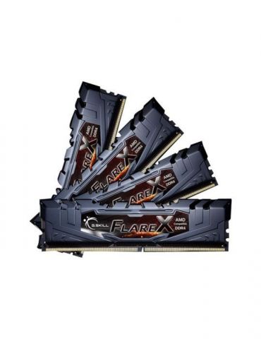 G.Skill Flare X series - DDR4 - 32 GB: 4 x 8 GB - DIMM 288-pin - unbuffered G.skill - 1 - Tik.ro